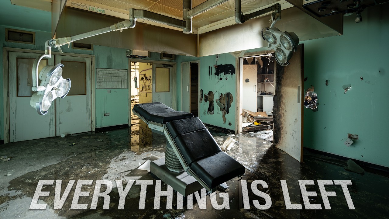 Исследование заброшенной больницы: современное оборудование впустую потрачено впустую