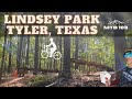 Lindsey park  tyler tx  beginner friendly bike trail loops a  b preview