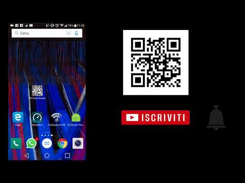 Connettersi in wi-fi con QR CODE