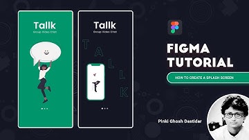 Figma Tutorial - A Free UI Design/ Mobile App Design [ Splash Screen ]