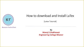 How to download and Install LaTex | Installation of MikTex and TexMaker