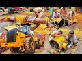 Defferential Gear and Front Axle of Caterpillar was Completely destroyed || Expert Mechanic Fixed it