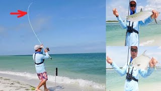 Surf Fishing Clearwater  Florida!
