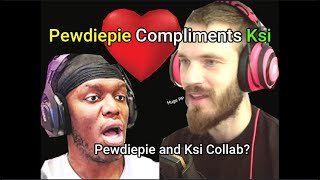 Pewdiepie Respecting Ksi and Compliments his Music