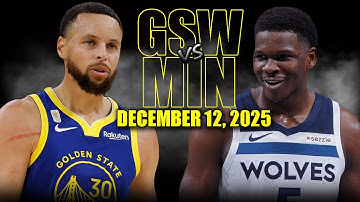 Golden State Warriors vs Minnesota Timberwolves Full Game Highlights - December 12, 2025 |NBA Season