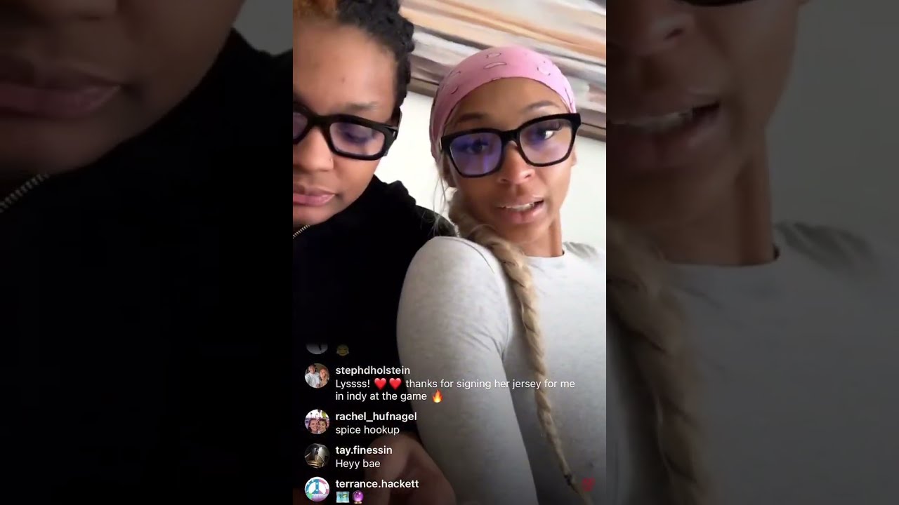 Nalyssa Smith and Di jonai carrington on instagram live 1/14/25