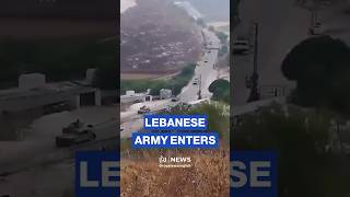 Lebanese Army enters southern Lebanon as "Pilot Zones" phase begins