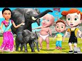PAAGAL BABU | बाबु और हाथी | ElephantChintu Cartoon I pagal beta | comedyvideo | cs bisht vines