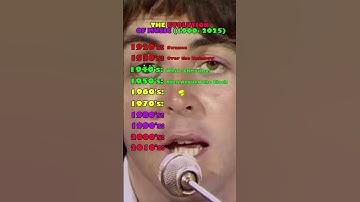 🎬 The Evolution of Music (1920–2025) 🎬