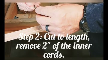 Paracord Handle Wrap. Simple step by step instructions.