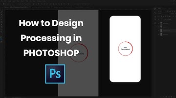Rounded Corner Circle Bar Graph Progress bar in Photoshop