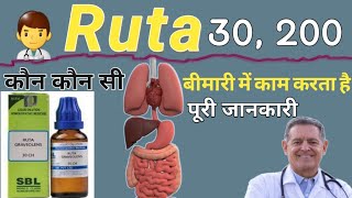 Ruta Homeopathic Medicine / Ruta 30 / Ruta 200 / Uses of Ruta Homeopathic Medicine