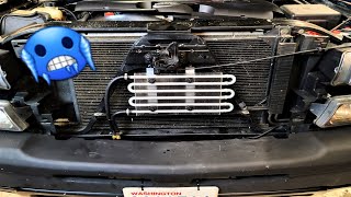 transmission cooler upgrade install silverado 4l60e, 4l65e, 4l70e, 4l80e
