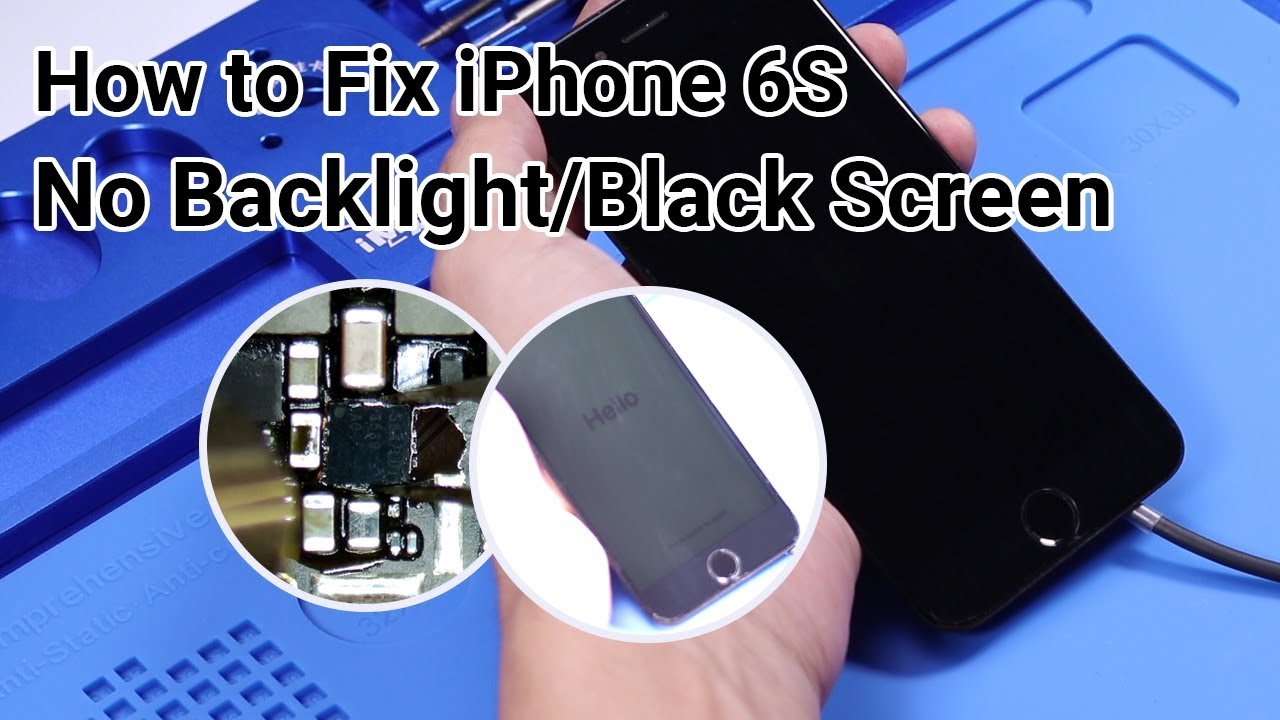 How to Fix iPhone 6S No Backlight/Black Screen ...