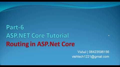 Routing Basic in asp.net Core MVC | Part-6