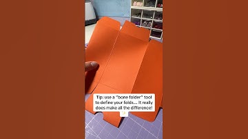 Tip: Use a “bone folder” tool to define your folds!