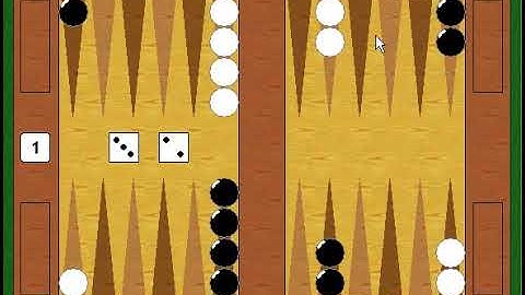 How To Play - Backgammon - The Basics - A Sample Game