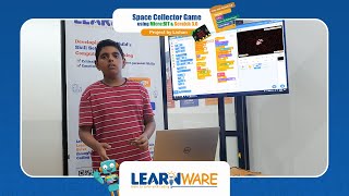 Techie Invention | LearnWare | Space Collector Game using MicroBIT & Scratch 3.0 screenshot 1