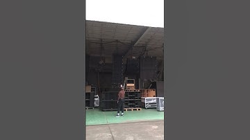 Sound Check of TPA Kiva 920 dual 10” line array system and K218MK2 dual 18” subwoofer #shorts