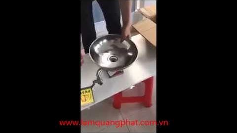 Hướng dẫn lắp đặt bồn rửa mắt khẩn cấp gắn tường EW401