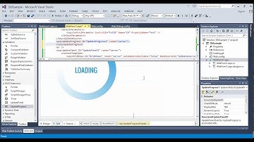 asp.net UpdateProgress عرض جاري التحميل عند تحميل بيانات من الخادم - Ajax extensions #2