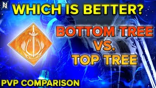 WHICH IS BETTER TOP TREE VS BOTTOM TREE DAWNBLADE IN PVP! | Destiny 2 Season of the Lost