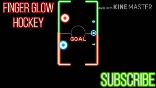 Finger Glow Hockey, Neon Hockey, Hockey Elite🏒 screenshot 2