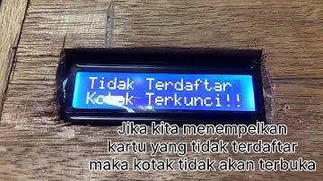Tugas Akhir Keamanan Kotak Amal berbasis RFID