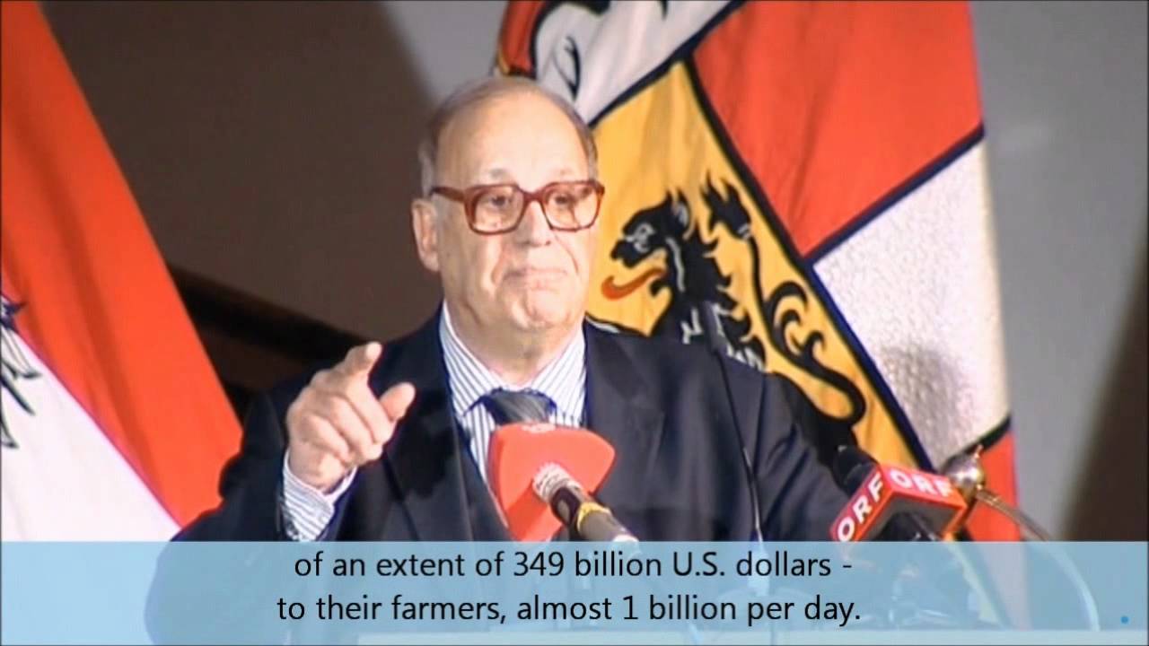 3/7 Jean Ziegler (Rede) Salzburger Landespreis für Zukunftsforschung 2008