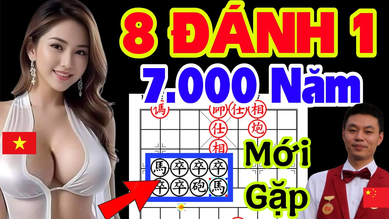 8 Đánh 1. Ván Cờ Độc 7000 Năm Mới Gặp Lần Đầu | Cờ Tướng Hay