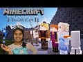 Elsa plays minecraft frozen 2 mashup map
