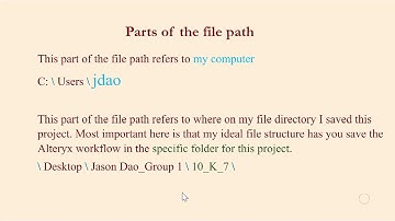 Step 2: Using a Relative File Path in the Input Data Tool