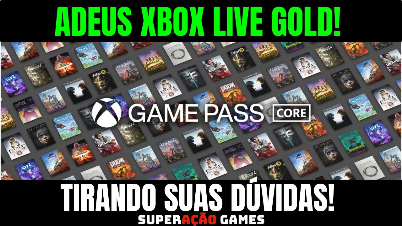 Game Pass Core: substituto do Xbox Live Gold anuncia lista