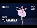 BALLET - Yo Nakajima (Age 13): Variation from Giselle - Youth America Grand Prix 2018