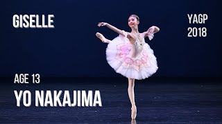 BALLET - Yo Nakajima (Age 13): Variation from Giselle - Youth America Grand Prix 2018