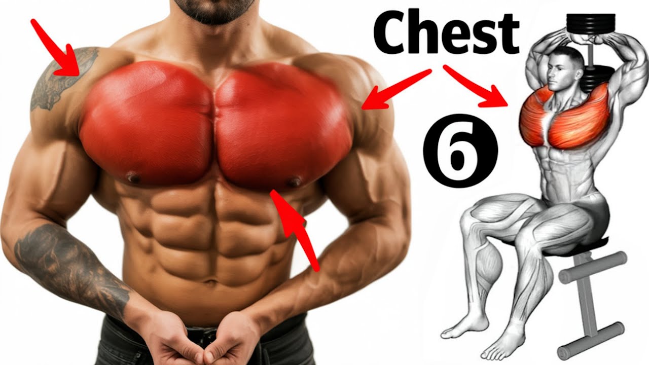 «6 лучших упражнений для груди в спортзале | Быстрое наращивание объёма, формы и силы»