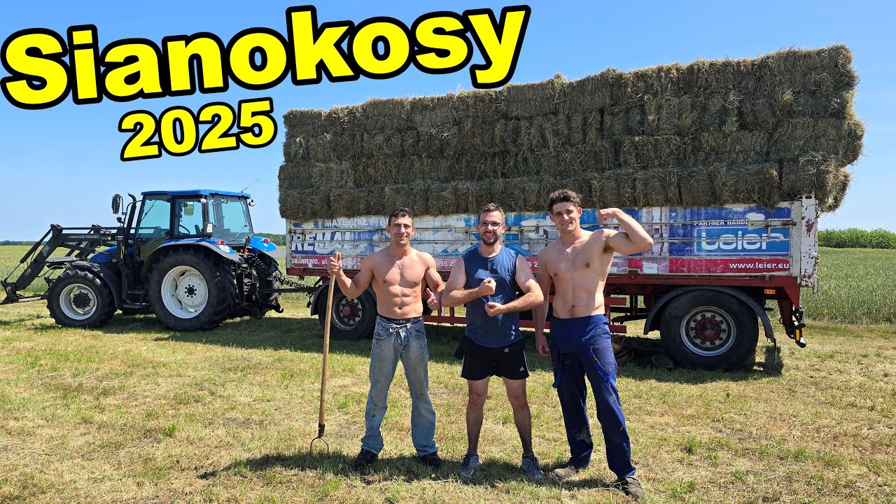Sianokosy 2025 - Podajemy siano z całej łąki na raz! | Klienci zrezygnowali więc siano dostępne!