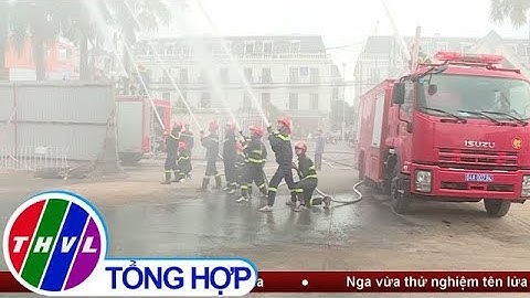 Diễn tập phương án PCCC và cứu nạn, cứu hộ tại Đài PTTH Vĩnh Long