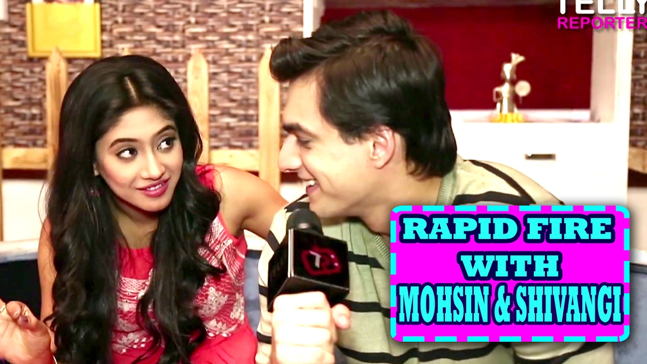 Shivangi Joshi & Mohsin Khan Slay Their Rapid Fire Round | Yeh Rishta Kya Kehlata Hai