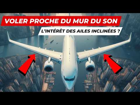 Why are airplane wings angled backwards?