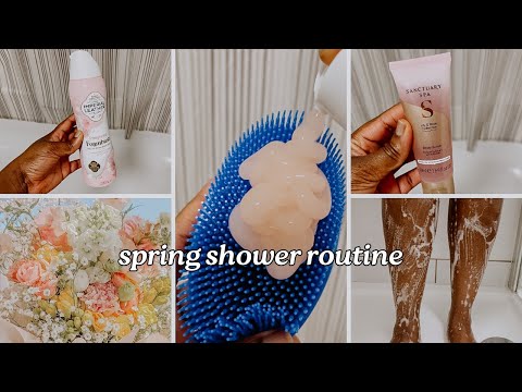 Glowy Spring Shower Routine & Hygiene Tips for Smooth Skin
