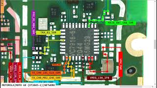 MotoRola Moto G8 XT2045 Network Problem No Service &amp; Emergency Call Solution No Signal! Network IC F