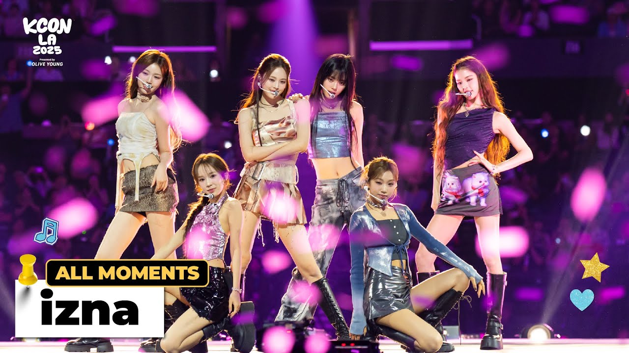 izna (이즈나) ALL MOMENTS 🎁💝 | KCON LA 2025 - YouTube