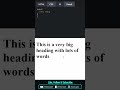 CSS text-wrap balance magic #css #webdesign #csstips #frontend #webdevelopment