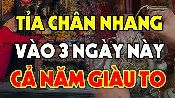 LAU DỌN BÀN THỜ TỈA CHÂN NHANG Vào 3 Ngày Này Sẽ Được Thần Tài Ban Lộc, Tiền Vàng Ùn Ùn Kéo Về