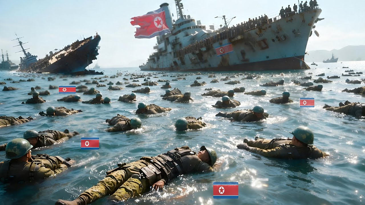 Today! The US and Ukraine successfully captured a secret North Korean naval base. You have to see it