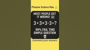 Can You Solve This Simple Math Problem? 99% People Get It WRONG! 🧮🔥