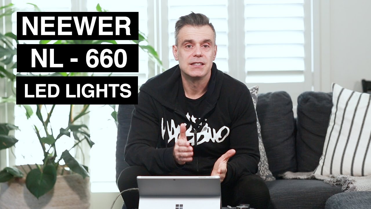 Neewer NL 660 LED Video Lights - Demo and Review - YouTube