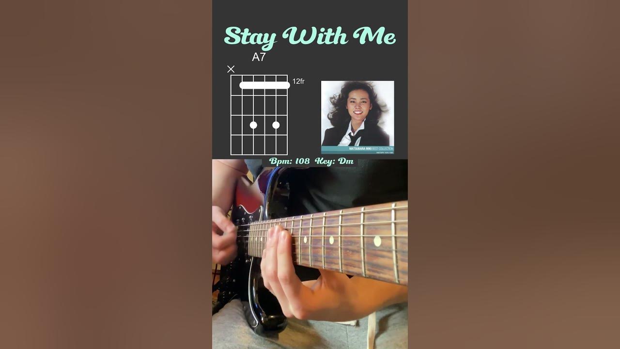 Stay With Me - Miki Matsubara, Fingerstyle Guitar