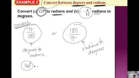 Algebra 2 Section 13-2 Angles and Radian Measure (part 2)
